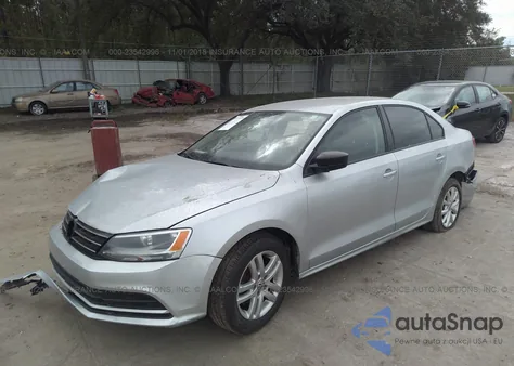 2015 Volkswagen Jetta 2.0L S из США, поврежденный, VIN 3VW2K7AJXFM216525